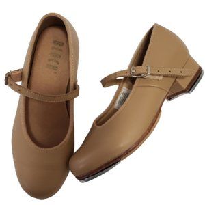 Bloch Girl's leather Tap Mary Jane Dance Shoes